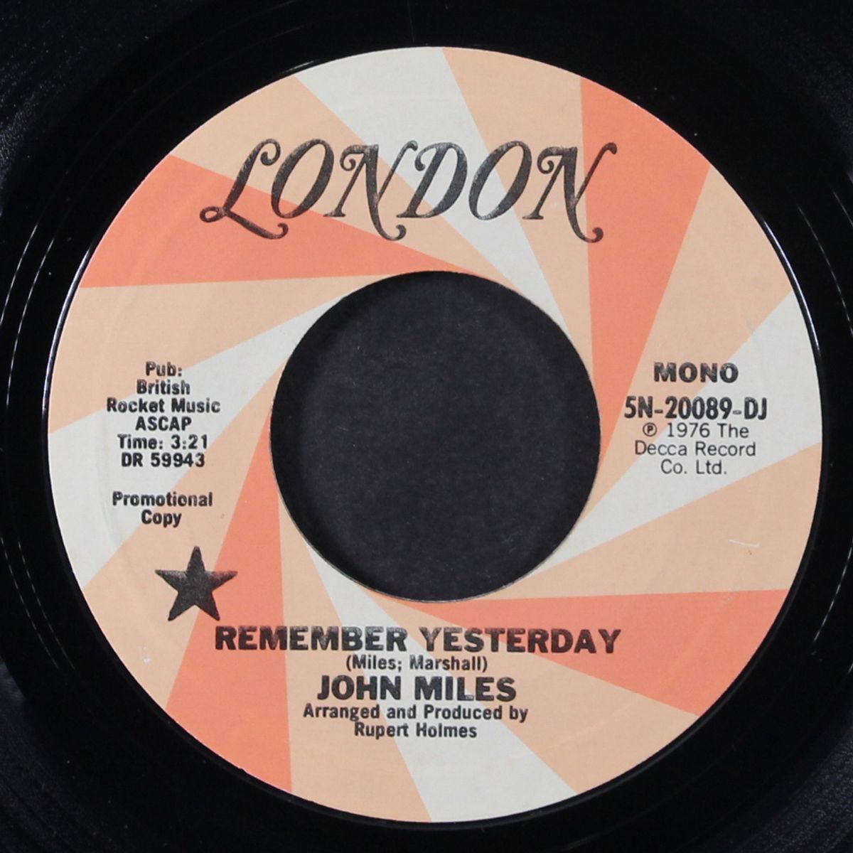 remember yesterday / mono by JOHN MILES