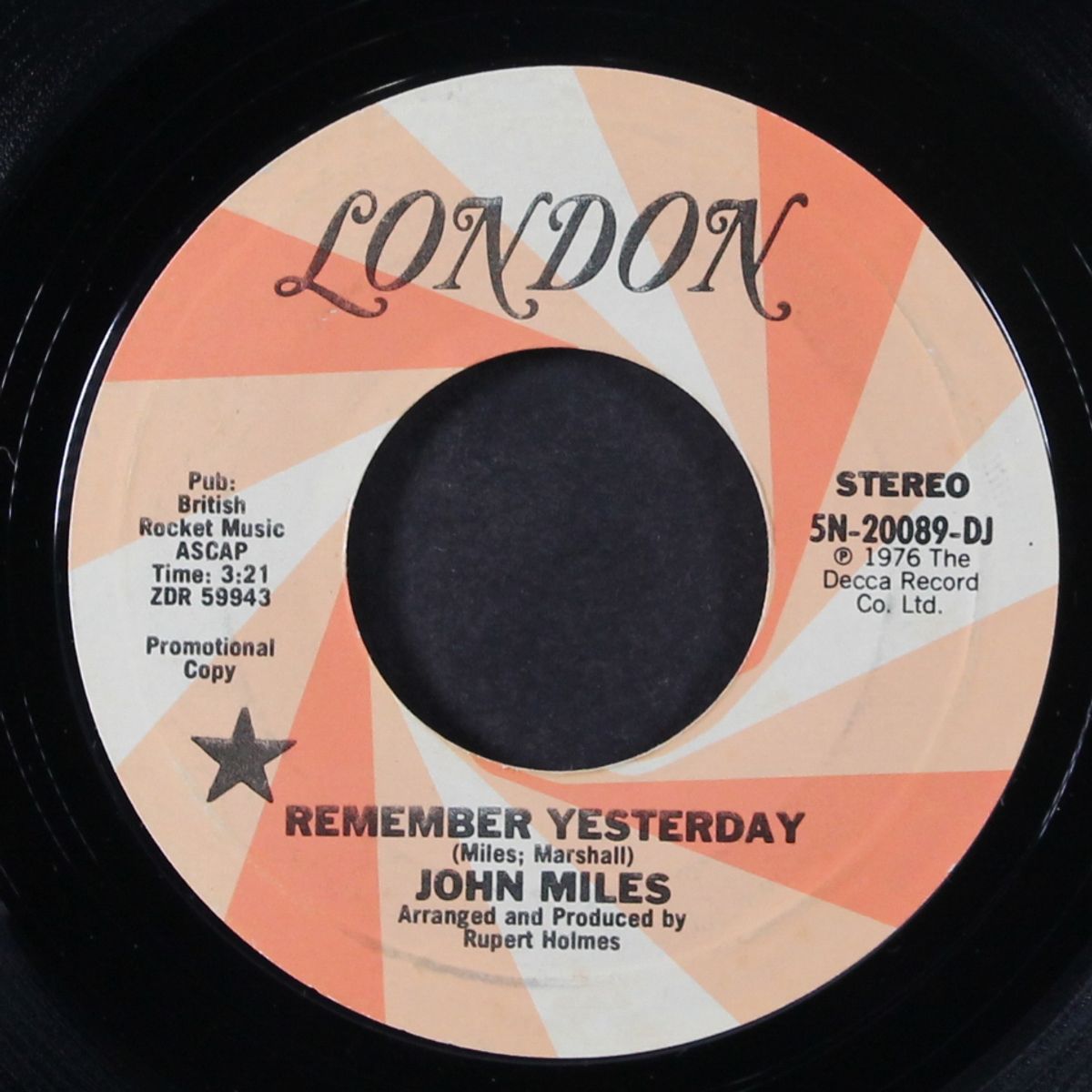 remember yesterday / mono by JOHN MILES