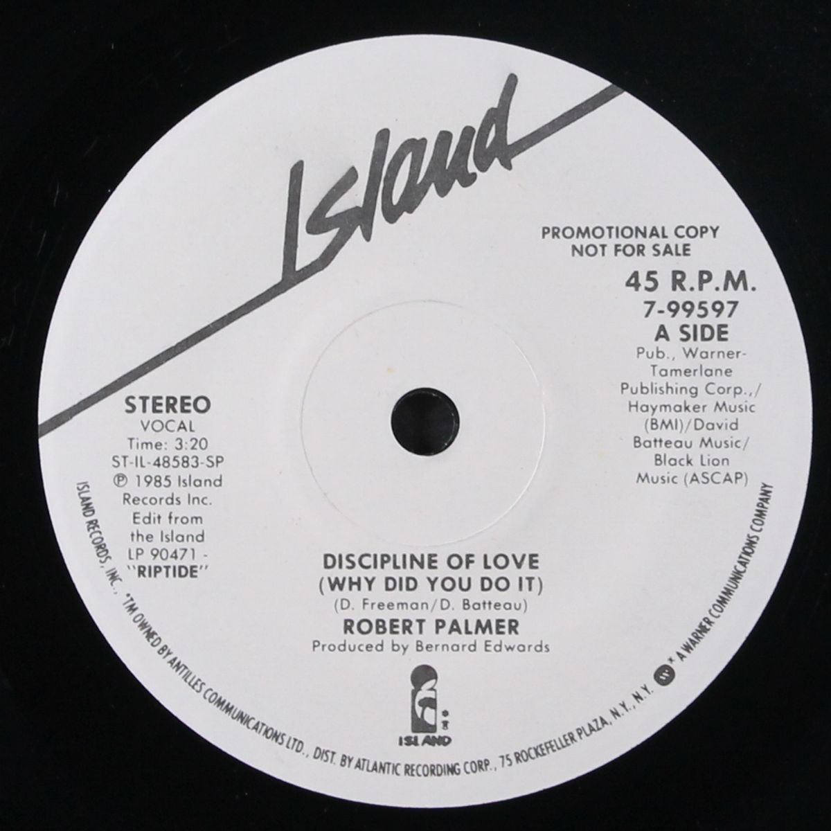 disciplne of love / same by ROBERT PALMER