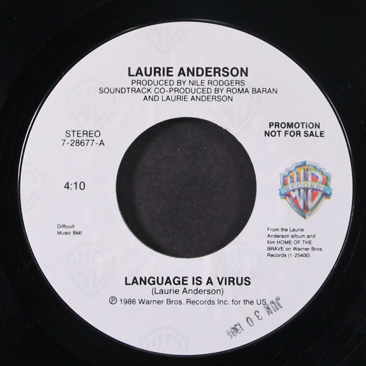 language is a virus / same by LAURIE ANDERSON