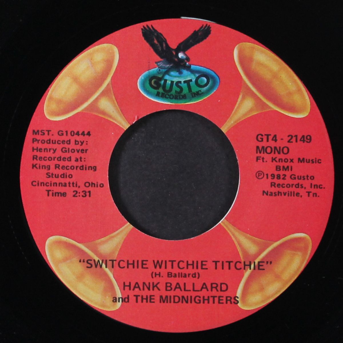 tore up over you / switchie witchie titchie by HANK BALLARD & MIDNIGHTERS
