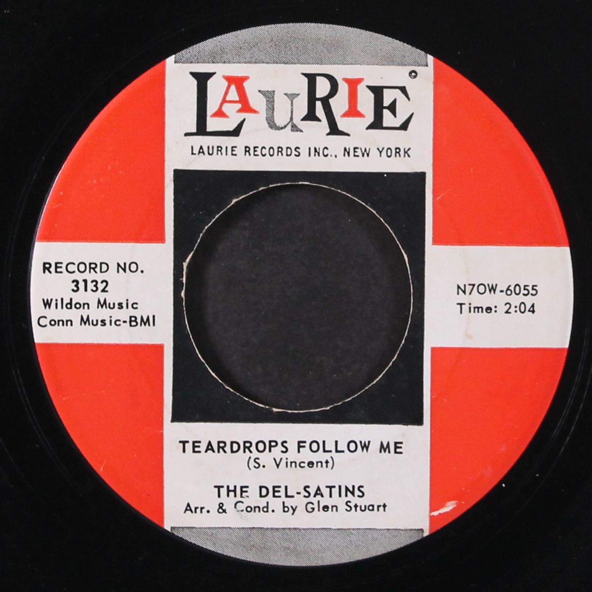 teardrops follow me / best wishes, good luck, good-bye by DEL-SATINS