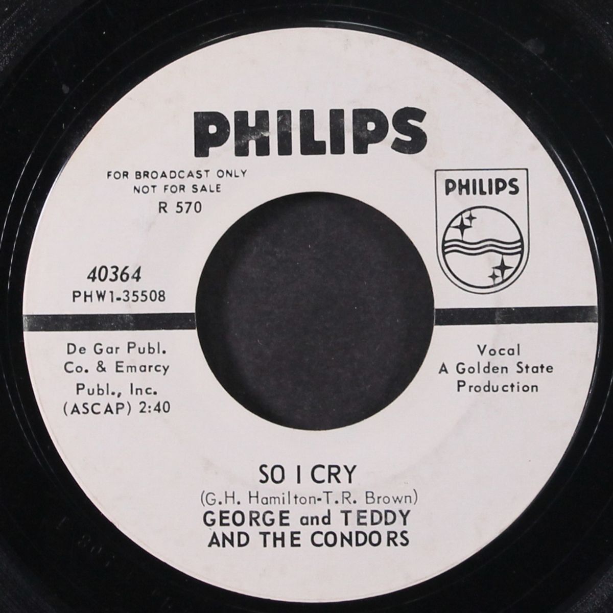 nite people make it / so i cry by GEORGE & TEDDY