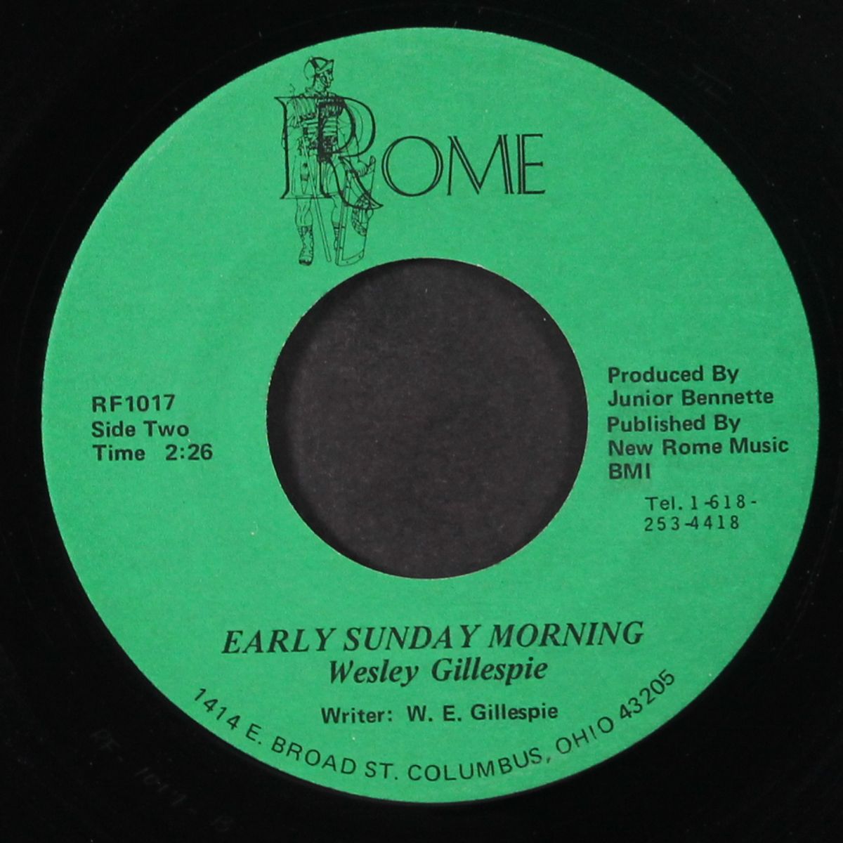the world loves you elvis / early sunday morning by WESLEY GILLESPIE