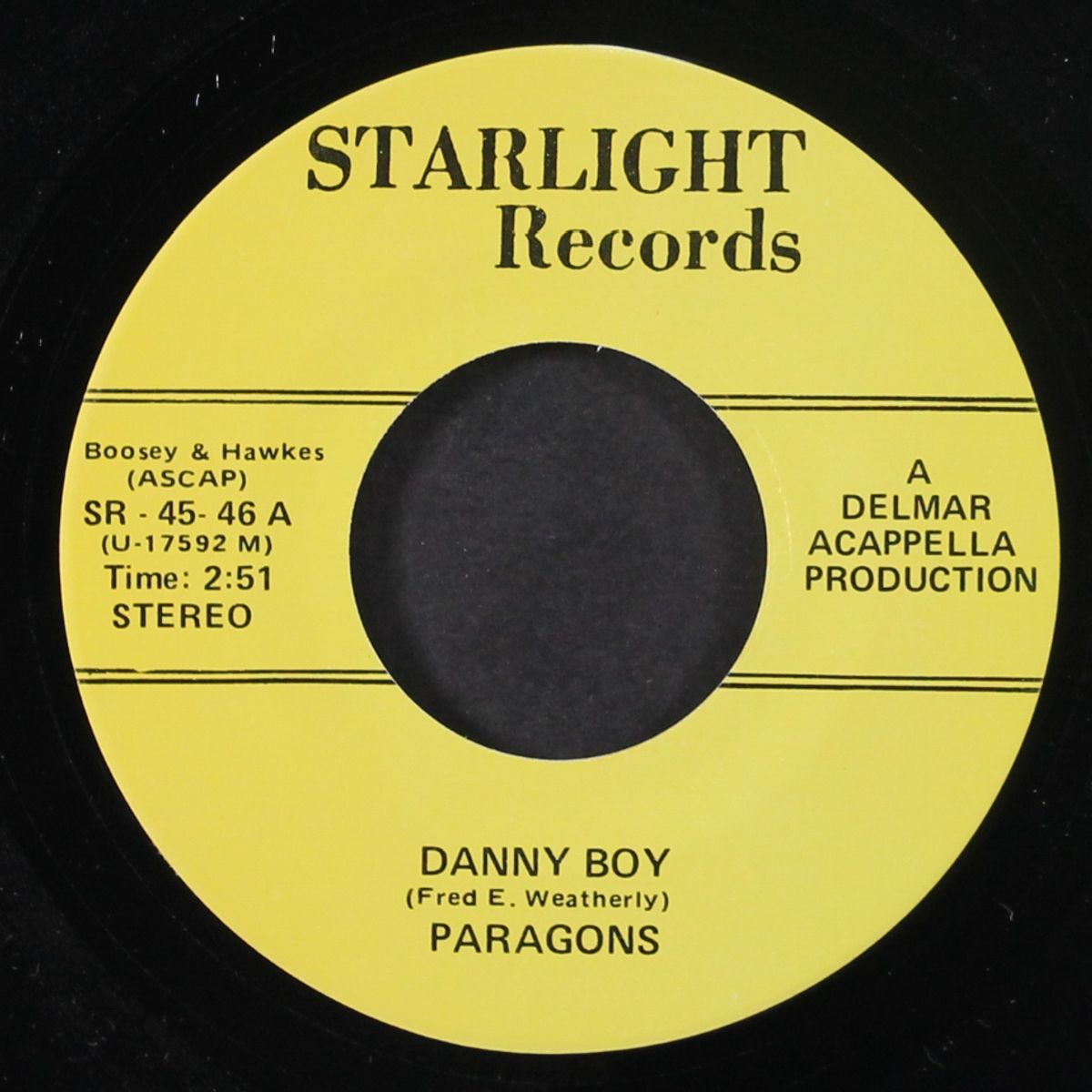 danny boy / hey little school girl by PARAGONS
