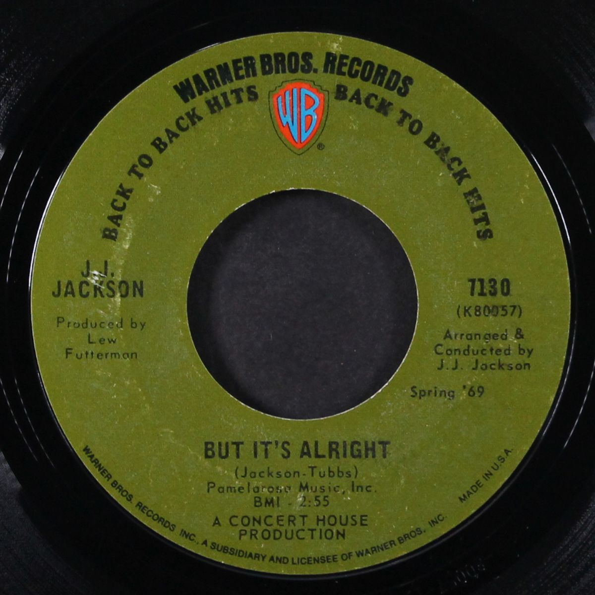 but it's alright / four walls by J.J. JACKSON