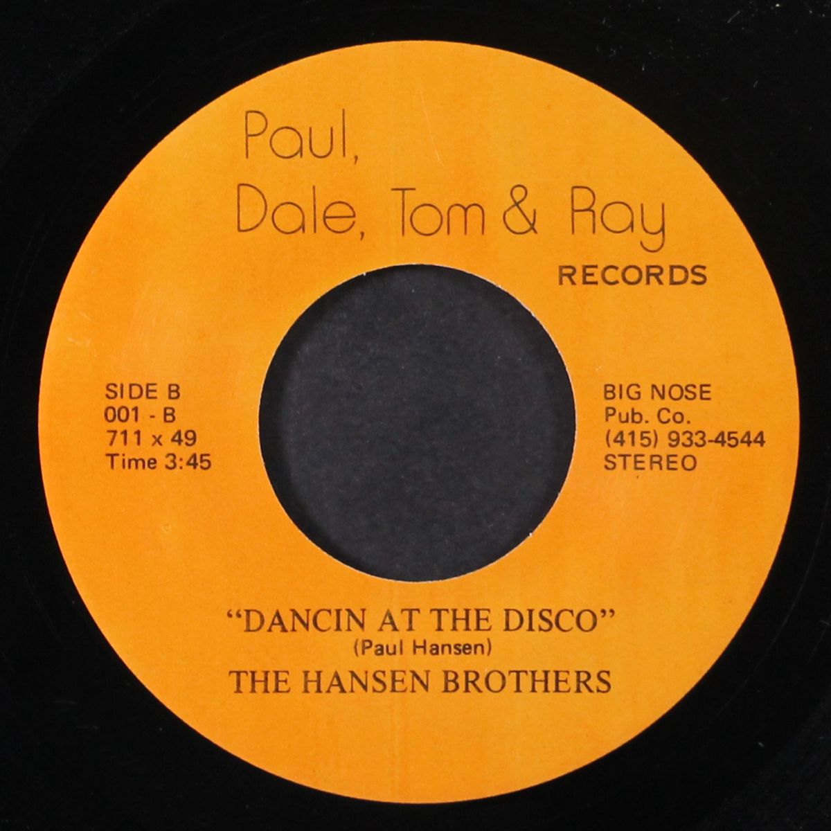 if it wasn't for elvis / dancin at the disco by DEKE RIVERS & HANSEN BROTHERS