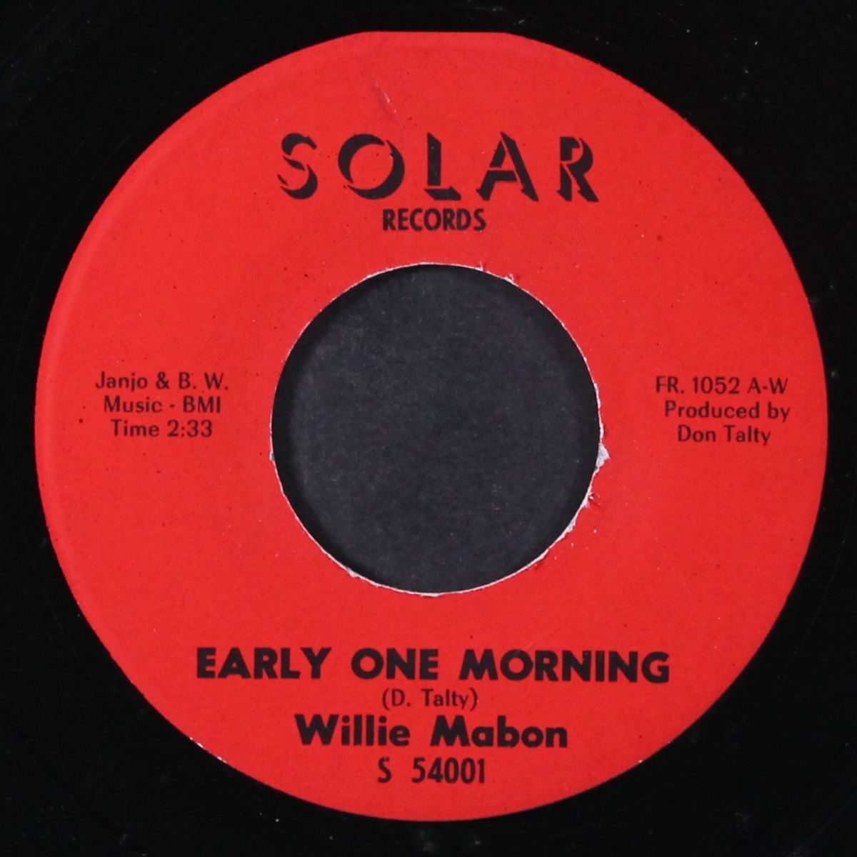 early one morning / fannie mae by WILLIE MABON