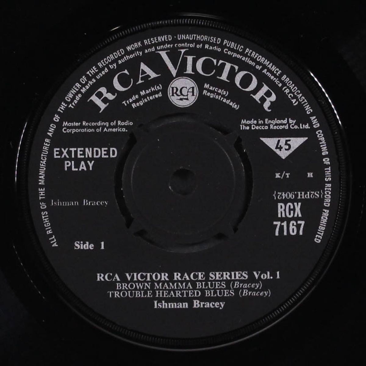 rca victor race series, vol. 1 by ISHMAN BRACEY