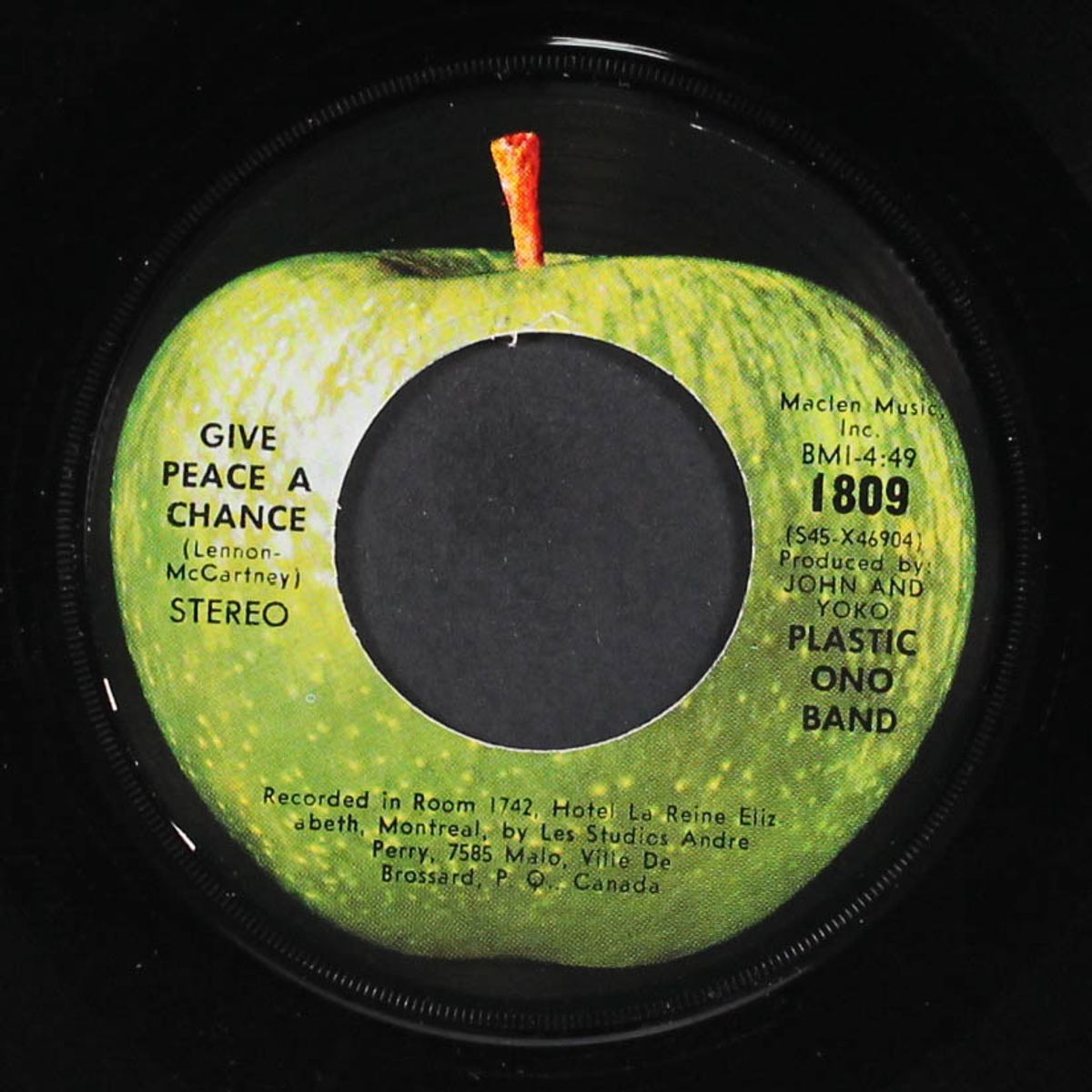 give peace a chance / remember love by PLASTIC ONO BAND