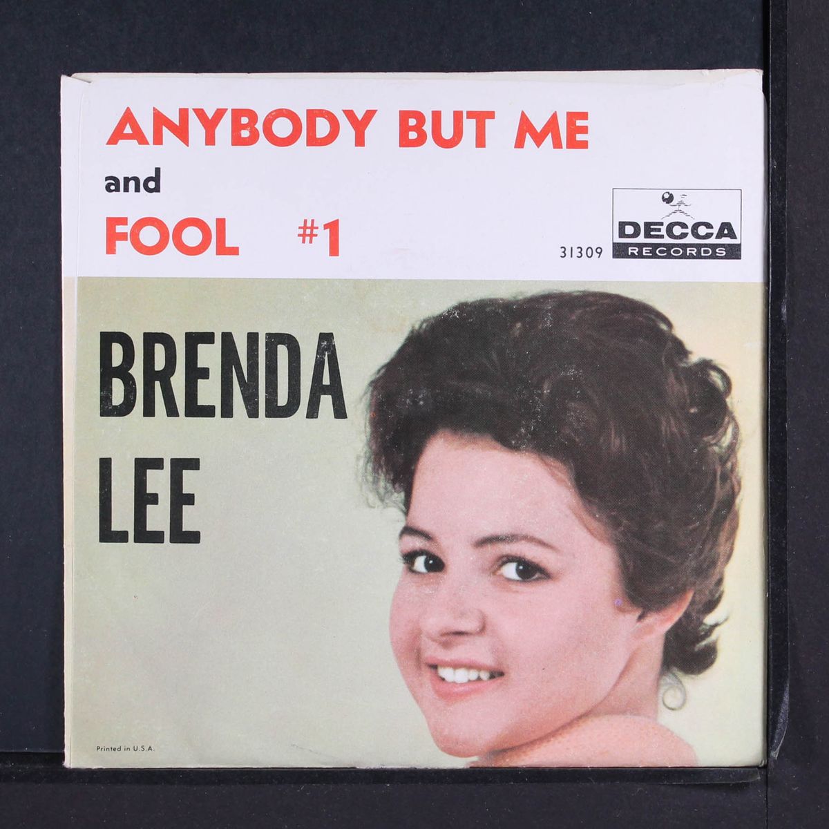 fool #1 / anybody but me by BRENDA LEE
