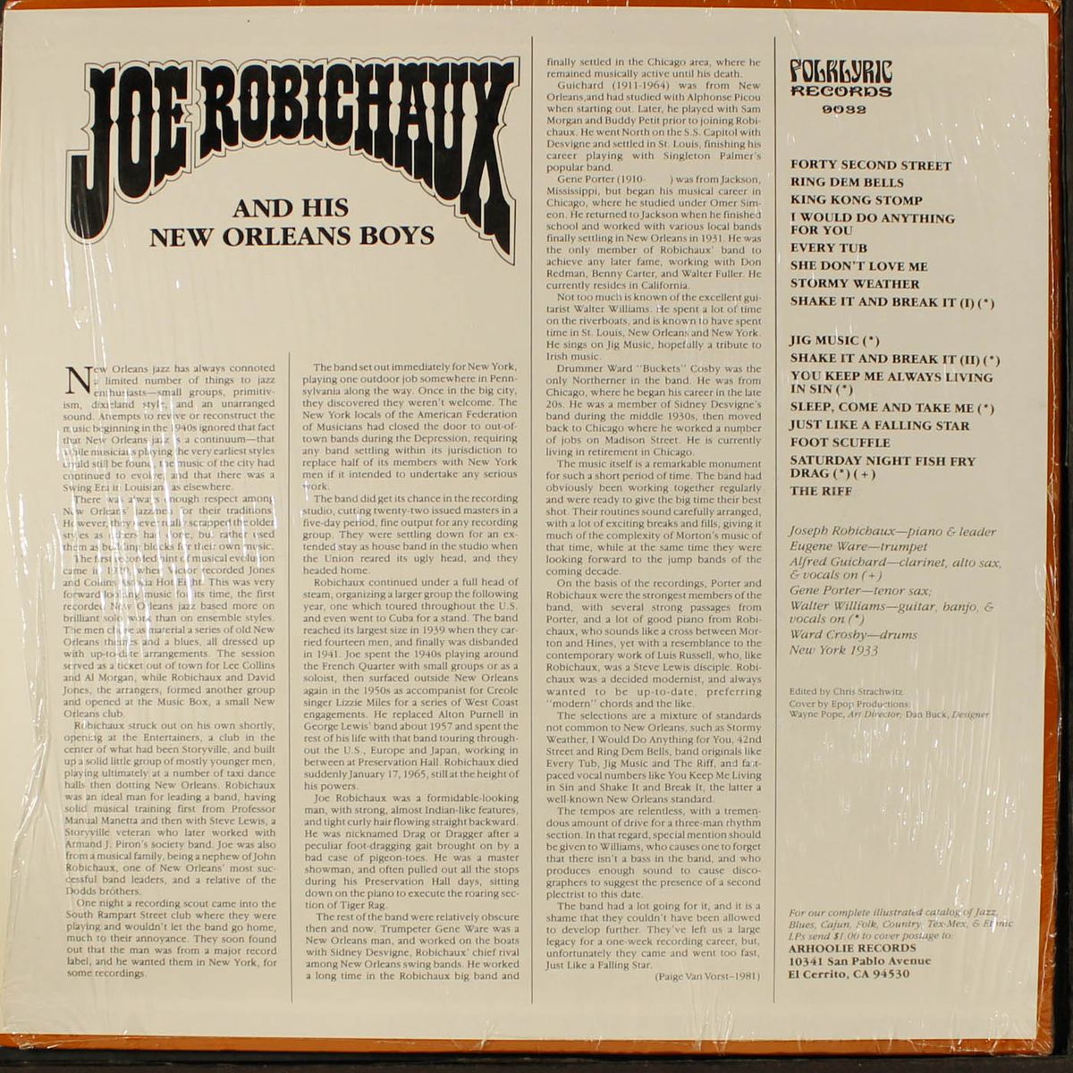 and his new orleans boys by JOE ROBICHAUX