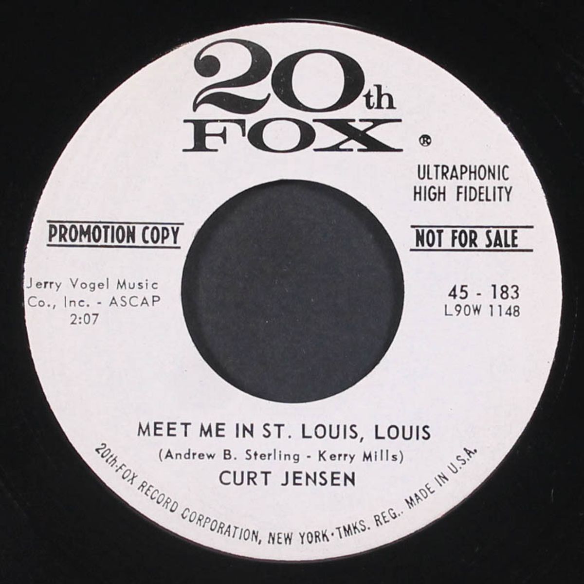 meet me in st. louis, louis / it takes a little time by CURT JENSEN