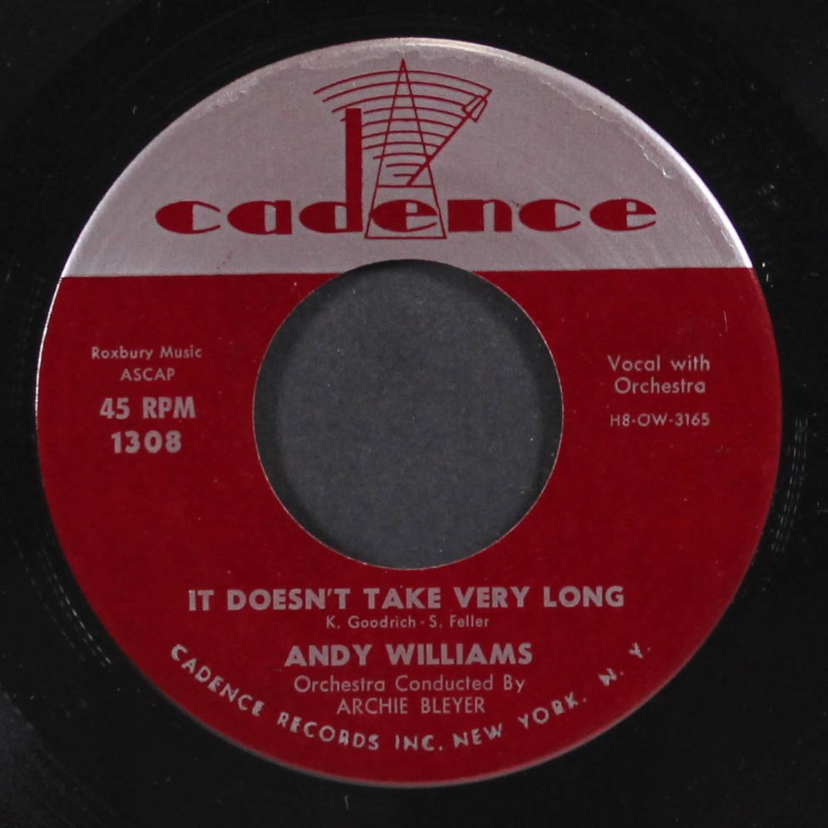 butterfly / it doesn't take very long by ANDY WILLIAMS