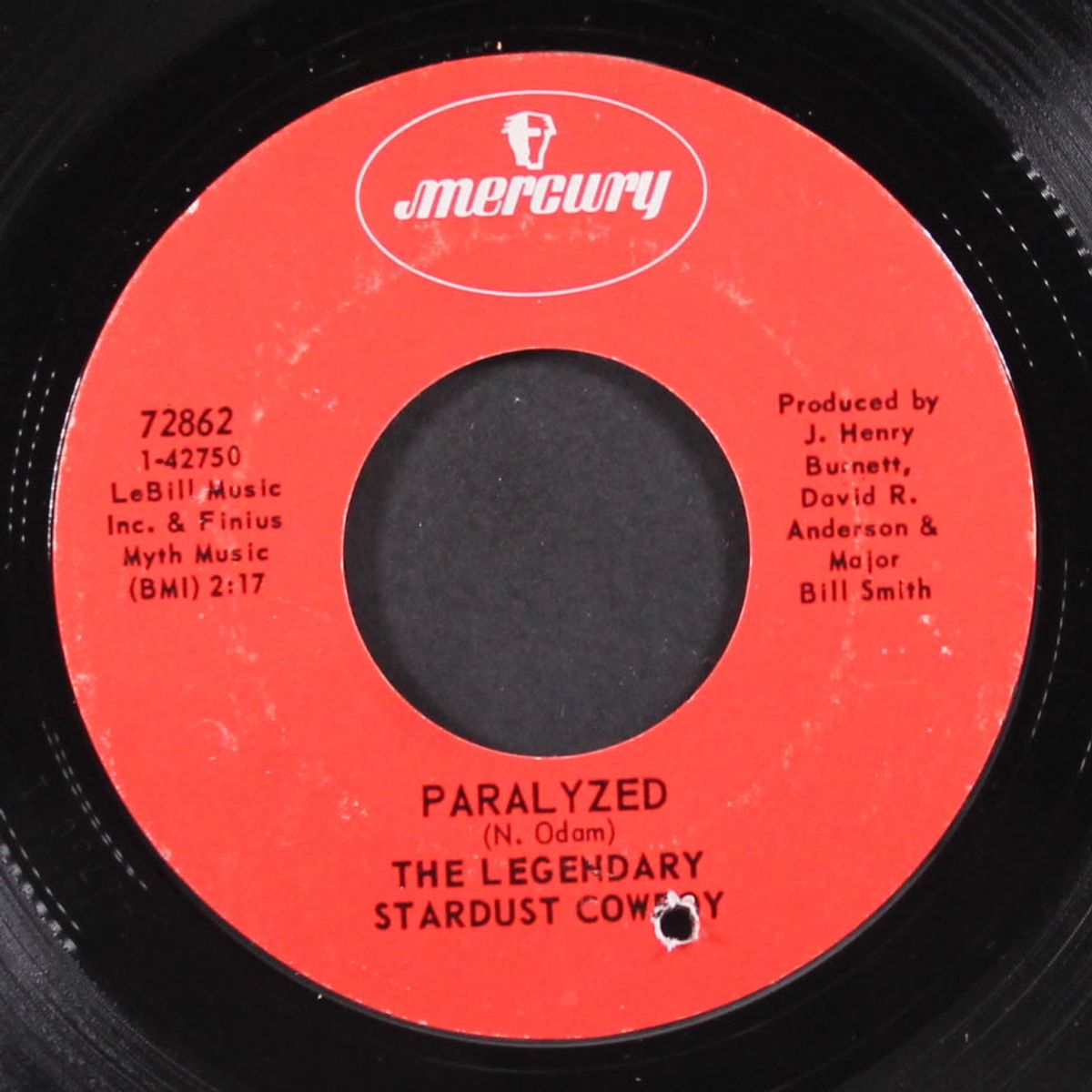 paralyzed / who's knocking on my door by LEGENDARY STARDUST COWBOY