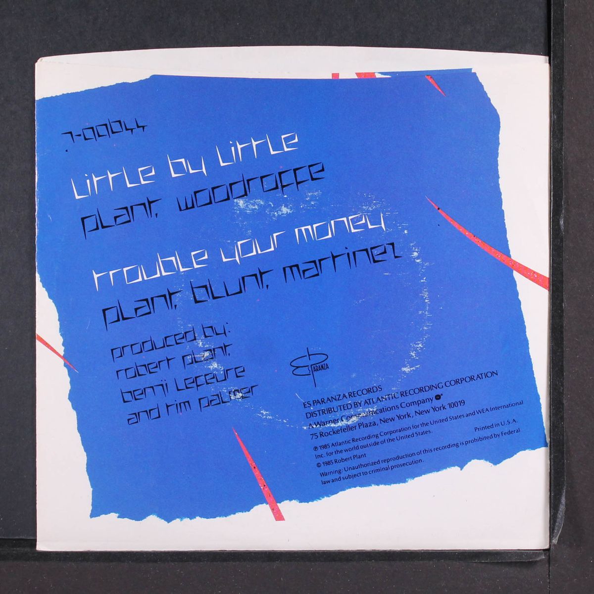 little by little / short by ROBERT PLANT