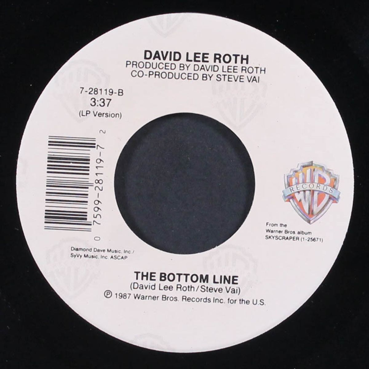 just like paradise / the bottom line by DAVID LEE ROTH