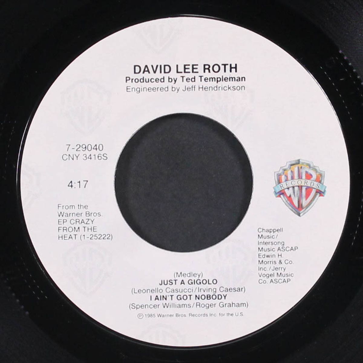 just a gigolo / remix by DAVID LEE ROTH