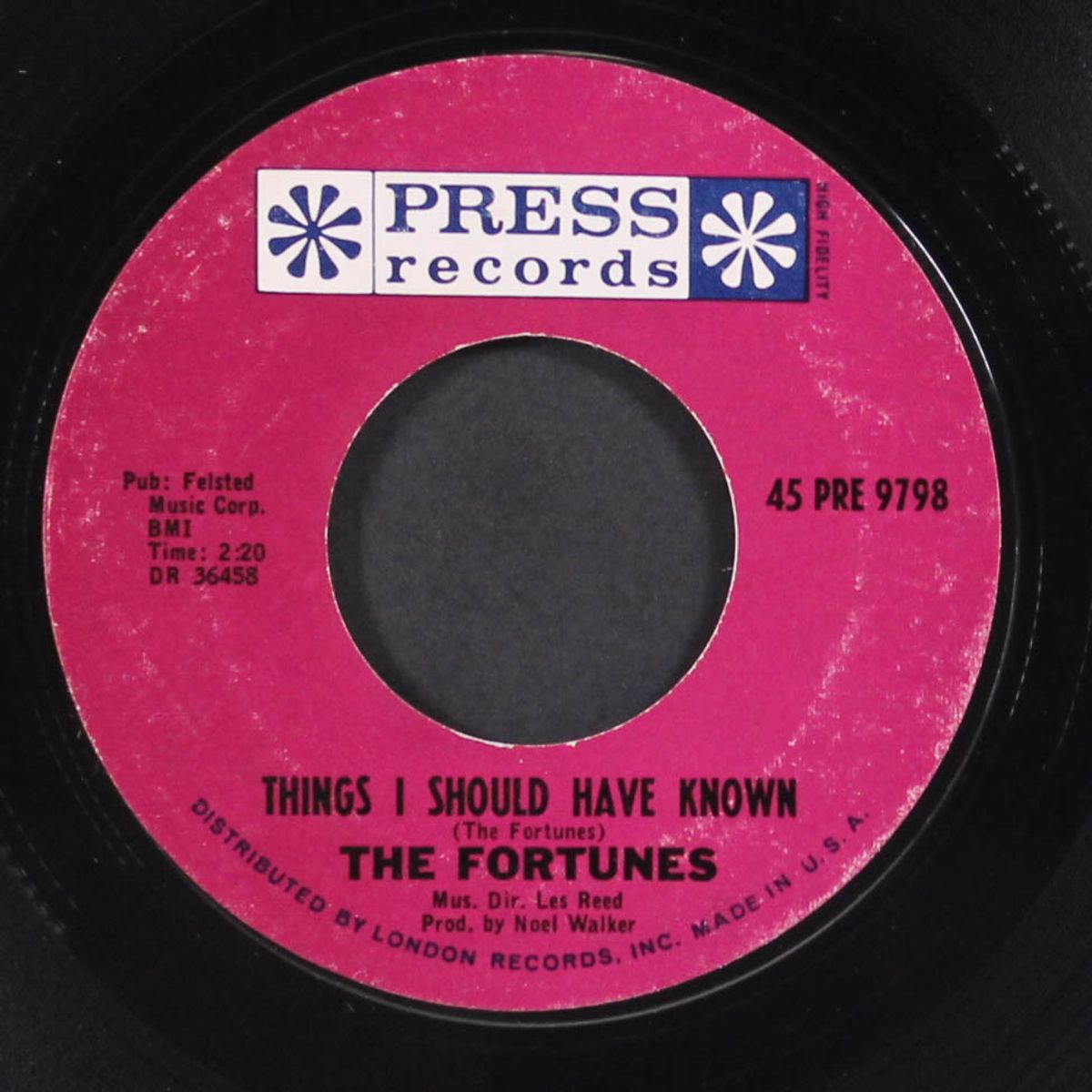 things i should have known / here it comes again by FORTUNES