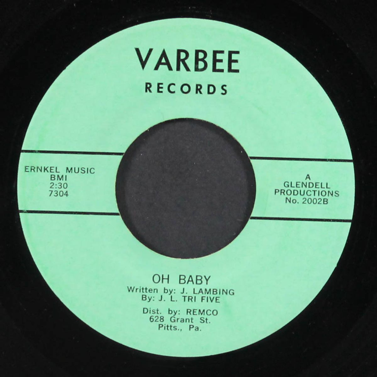 jeanie / oh baby by JOHN LYTHGOE & J.L. TRI FIVE