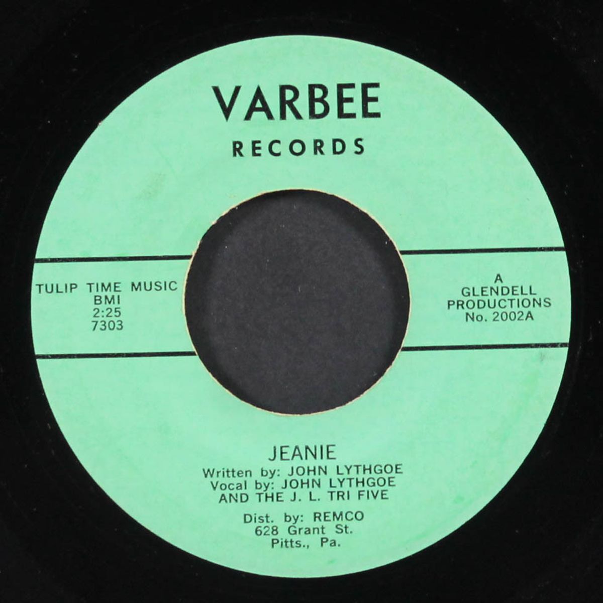 jeanie / oh baby by JOHN LYTHGOE & J.L. TRI FIVE