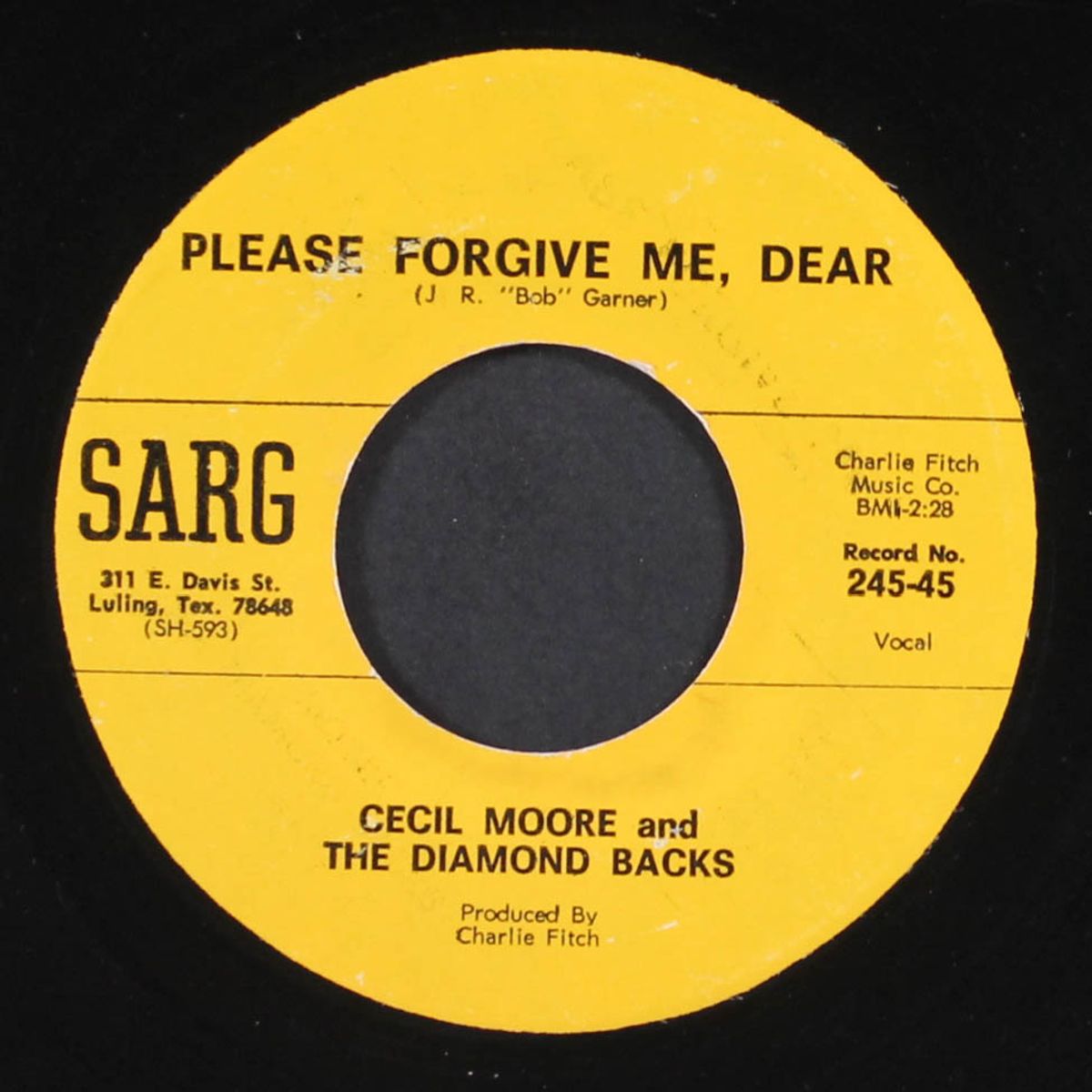 gotta go / please forgive me, dear by CECIL MOORE & DIAMOND BACKS
