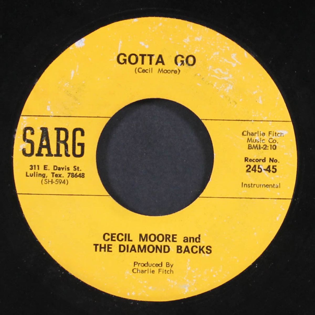 gotta go / please forgive me, dear by CECIL MOORE & DIAMOND BACKS