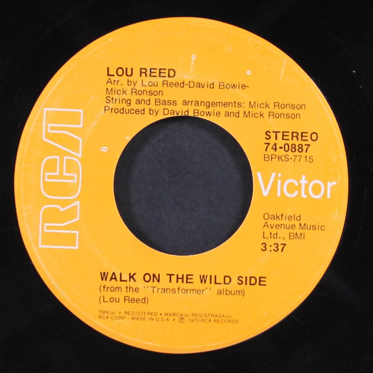 walk on the wild side / perfect day by LOU REED
