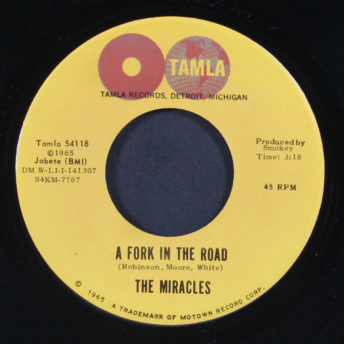 the tracks of my tears / a fork in the road by MIRACLES