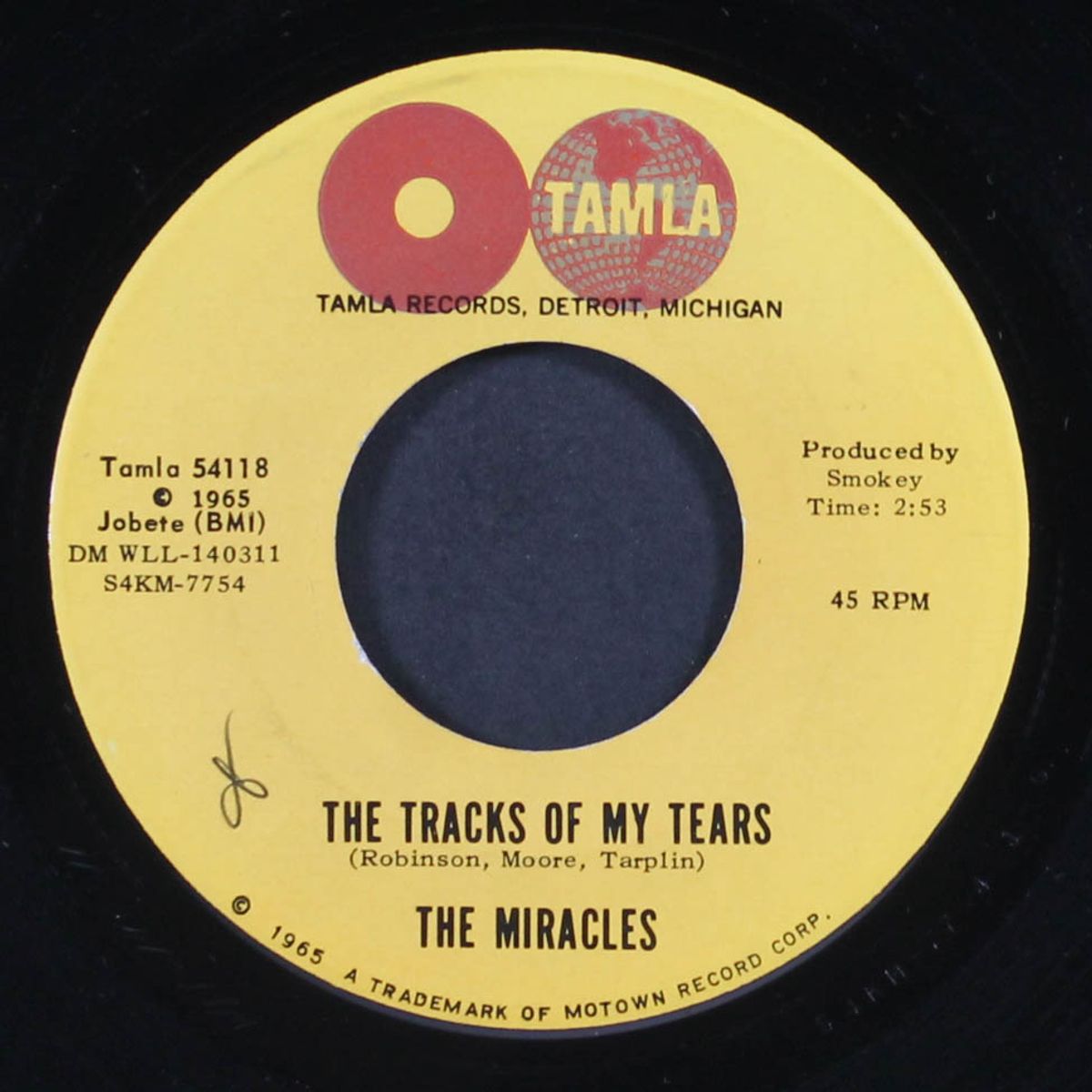 the tracks of my tears / a fork in the road by MIRACLES