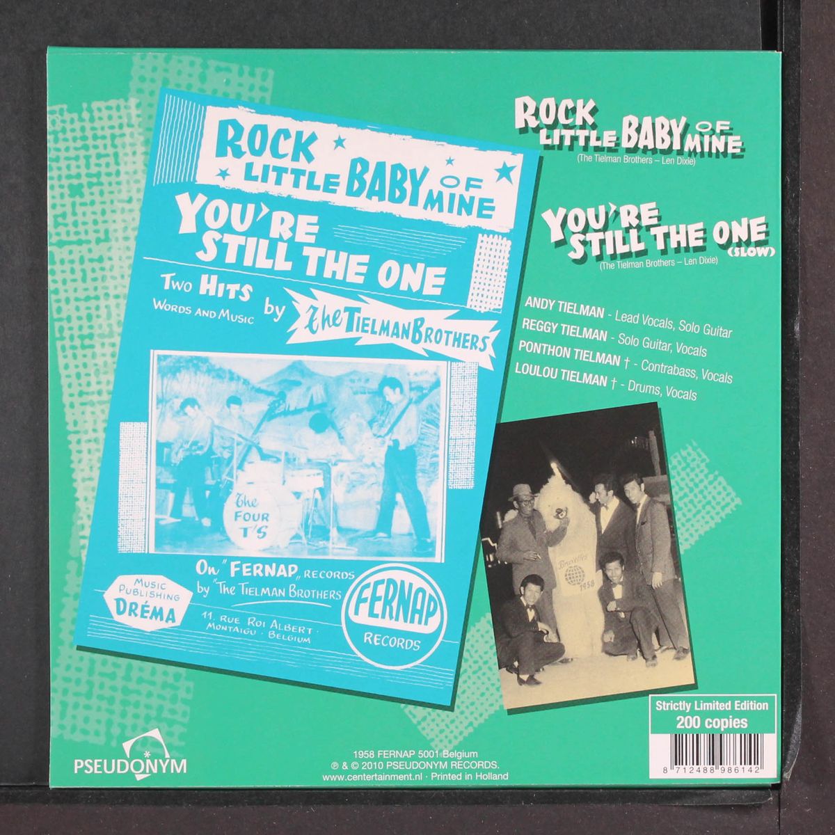 rock little baby of mine / you're still the one by TIELMAN BROTHERS