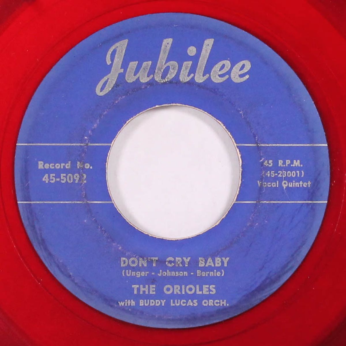 don't cry baby / see see rider by ORIOLES