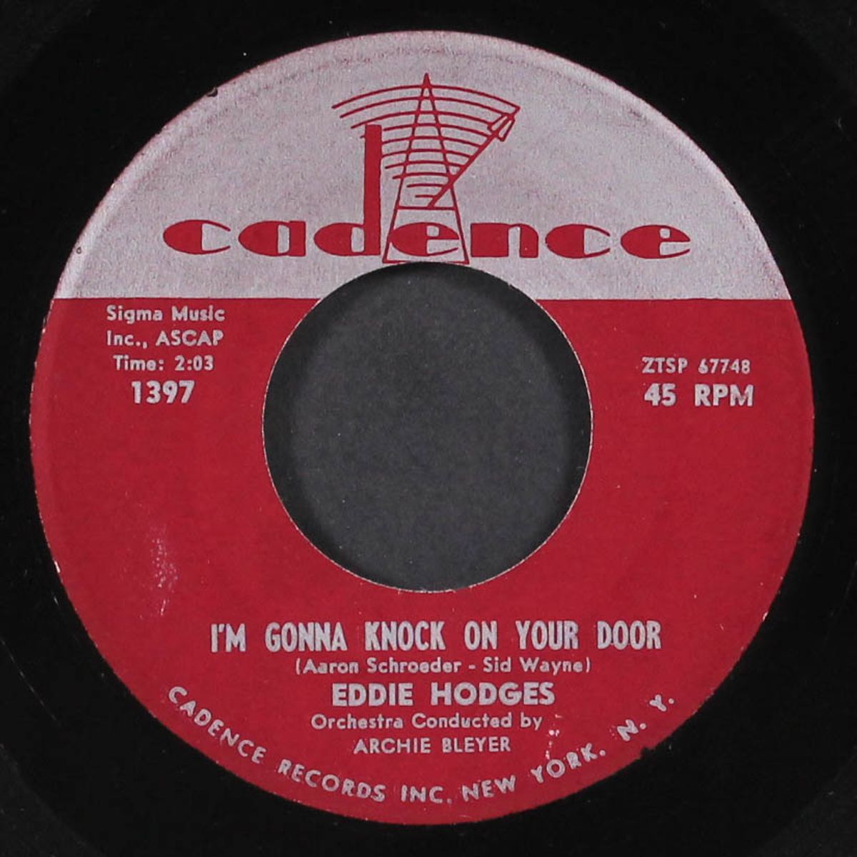 i'm gonna knock on your door / ain't gonna wash for a week by EDDIE HODGES