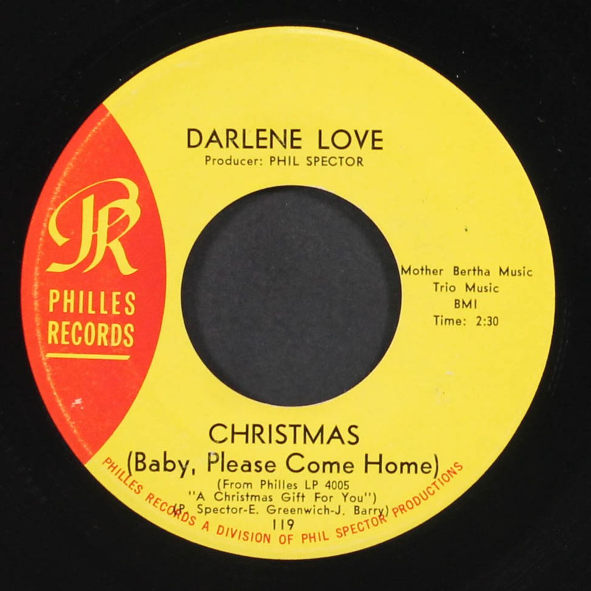 christmas (baby, please come home) / harry and milt meet hal b. by DARLENE LOVE