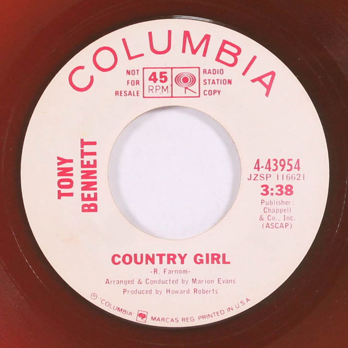 what makes it happen / country girl by TONY BENNETT