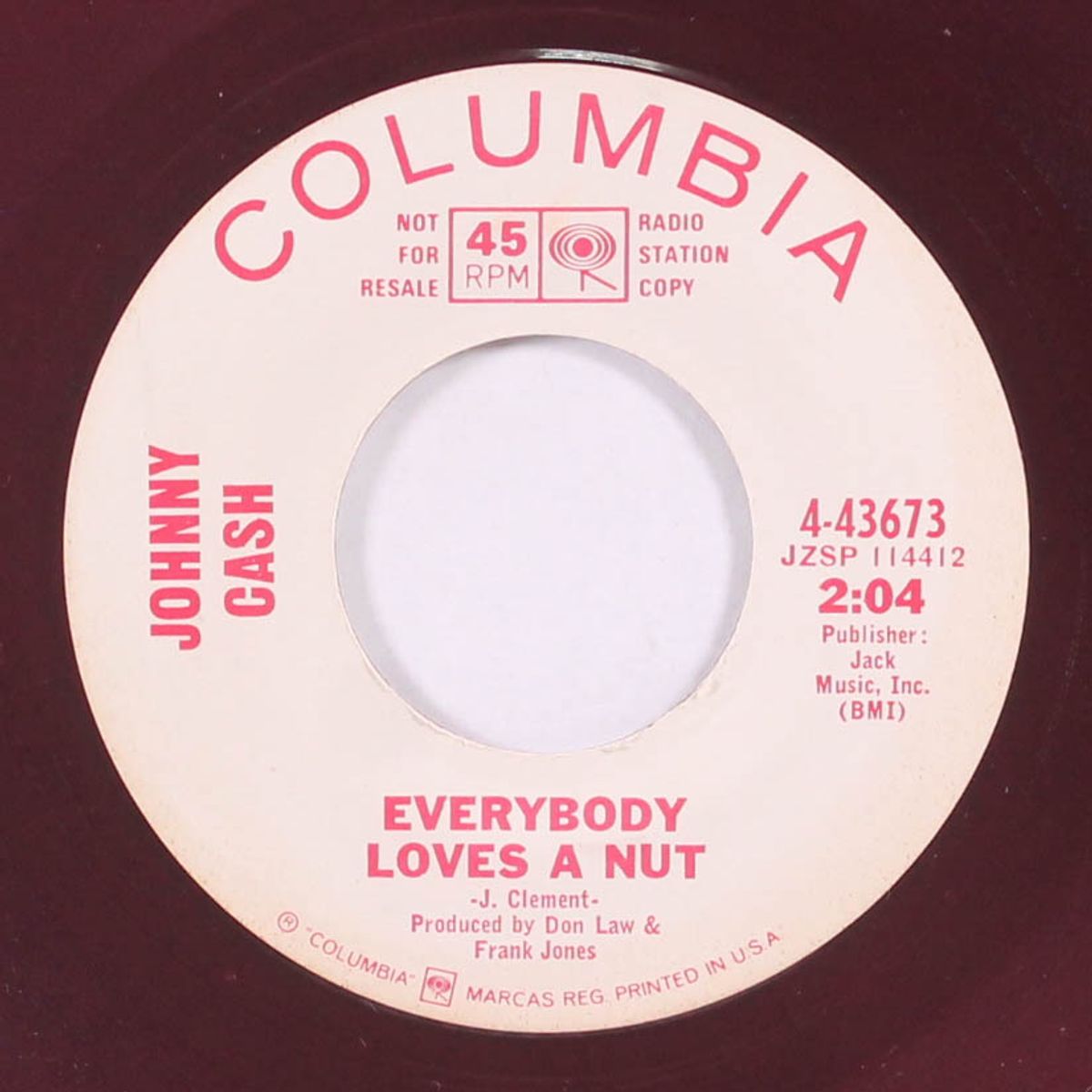 everybody loves a nut / same by JOHNNY CASH