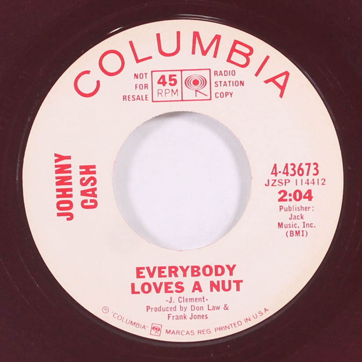 everybody loves a nut / same by JOHNNY CASH