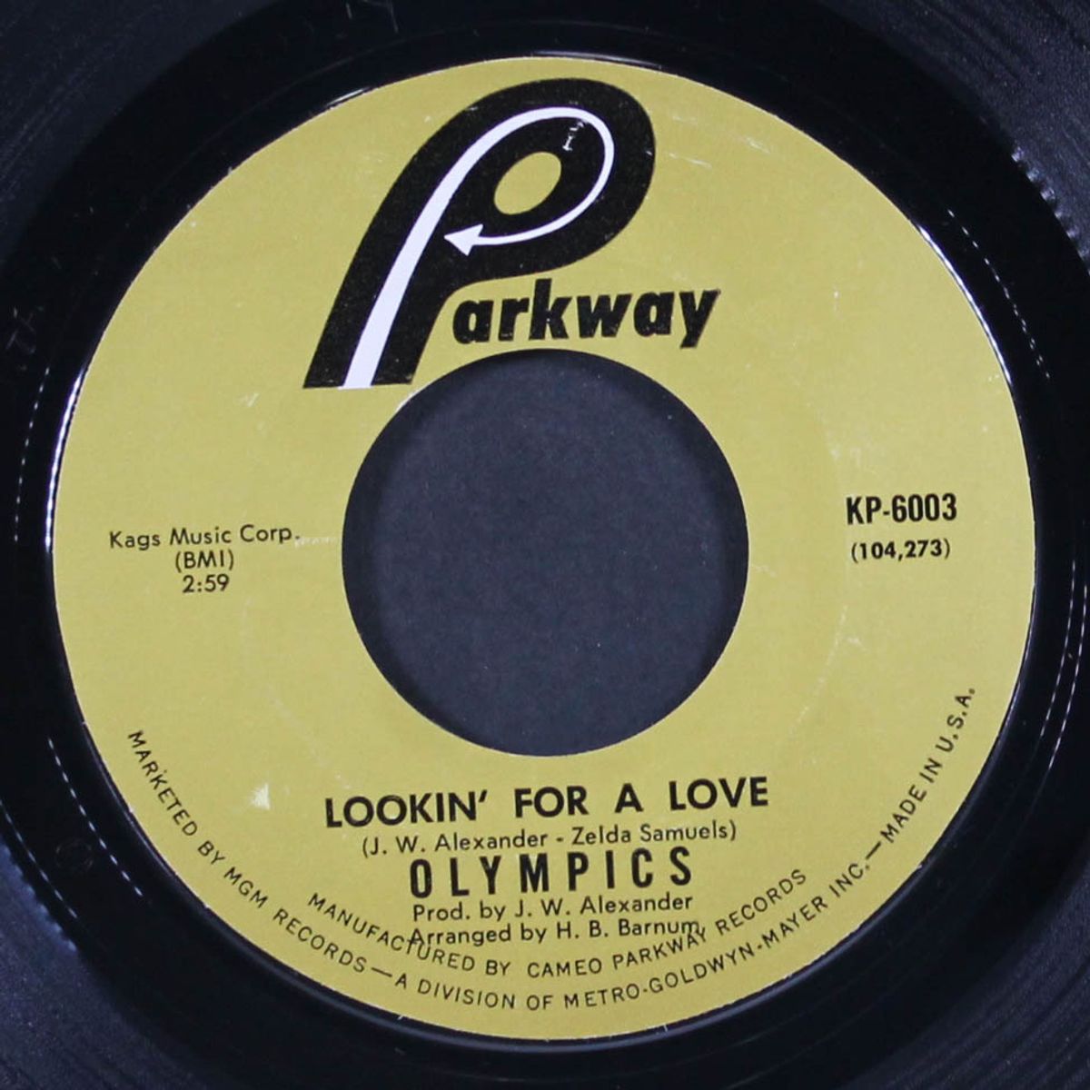 lookin' for a love / good things by OLYMPICS