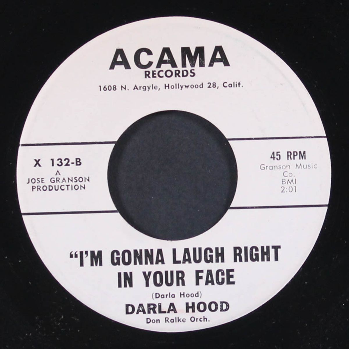 only yours / i'm gonna laugh right in your face by DARLA HOOD