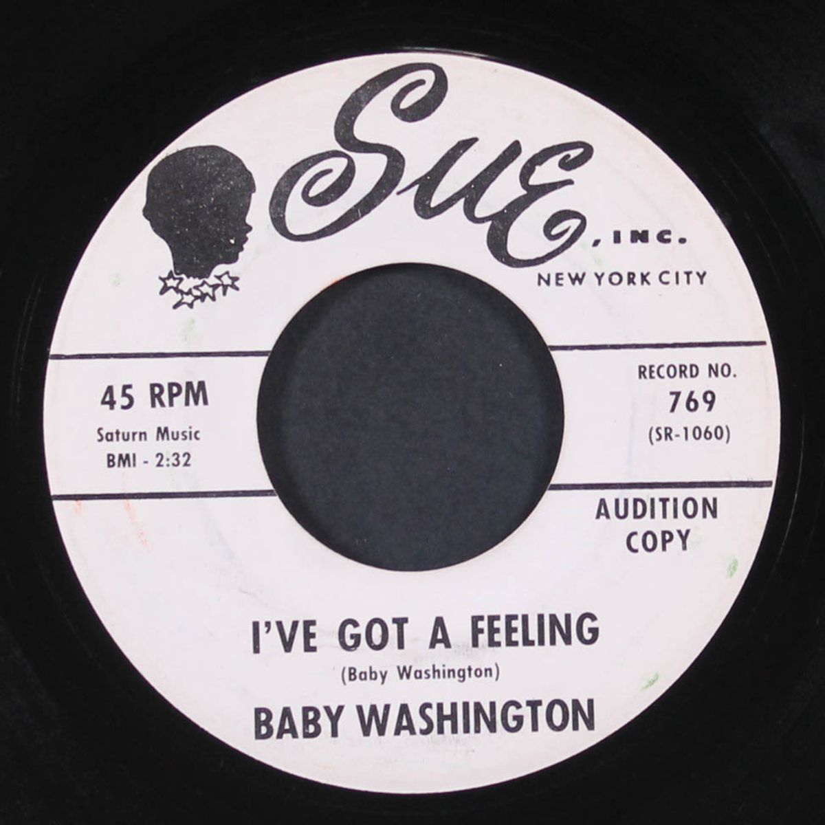 hush heart / i've got a feeling by BABY WASHINGTON