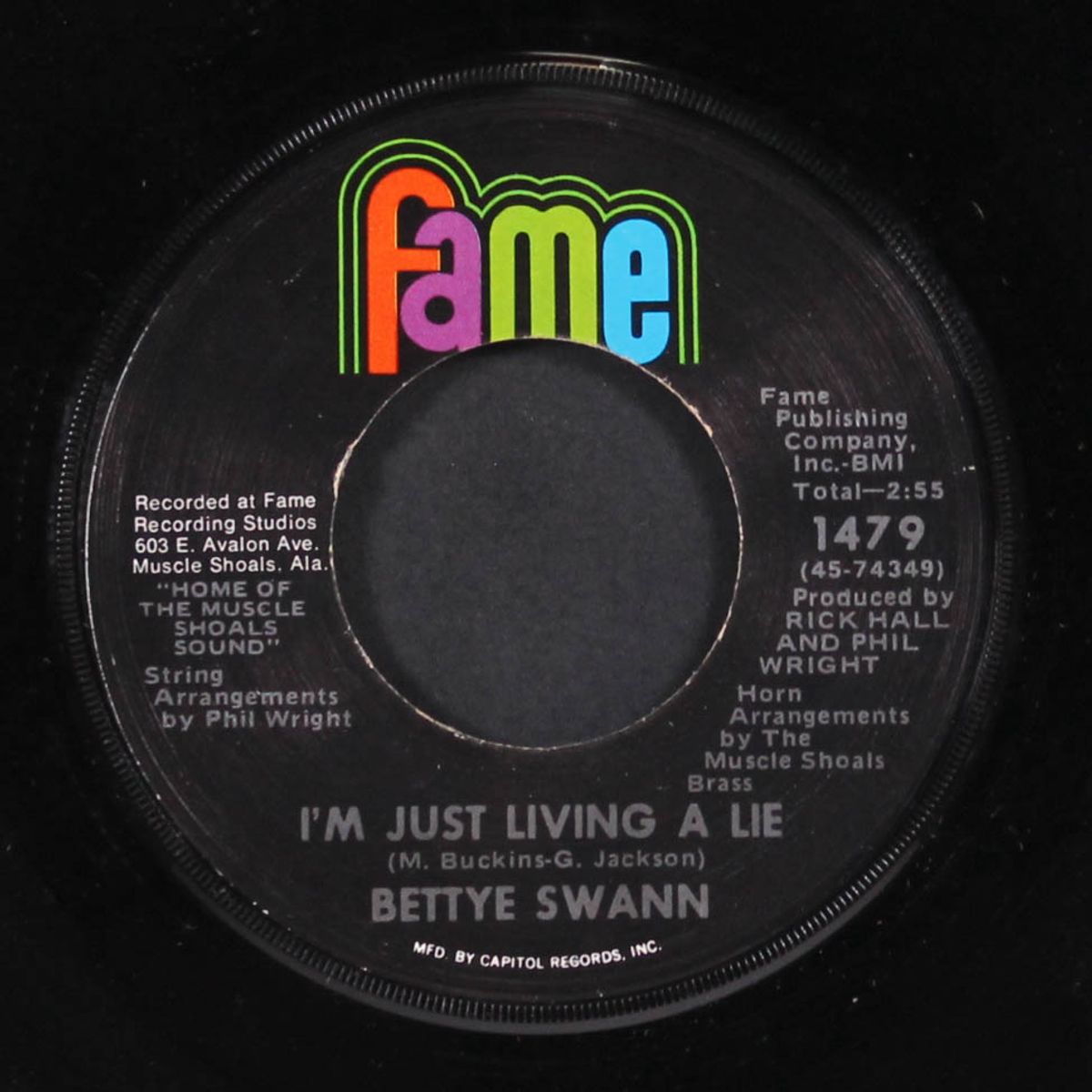 i'm just living a lie / i can't let you break my heart by BETTYE SWANN