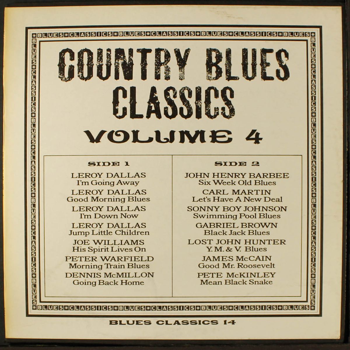 country blues classics, vol. 4 by VARIOUS