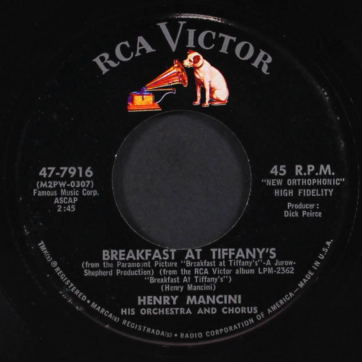 breakfast at tiffany's / moon river by HENRY MANCINI