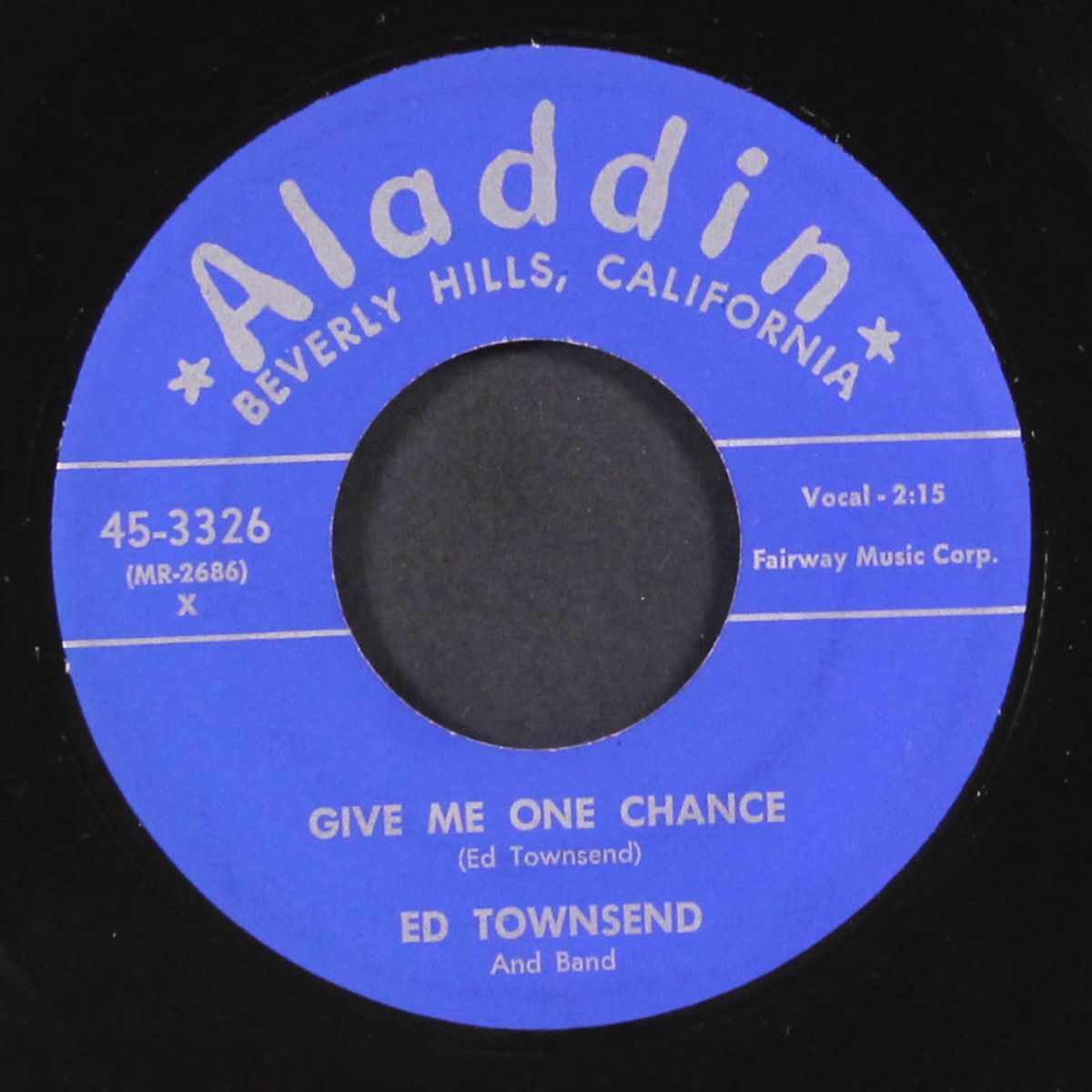 give me one more chance / come on and walk with me by ED TOWNSEND
