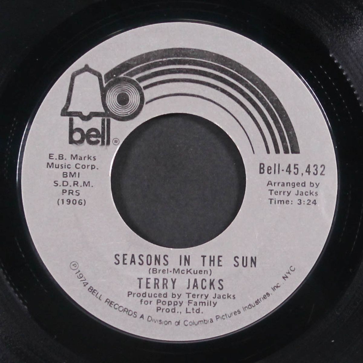 seasons in the sun / mono by TERRY JACKS