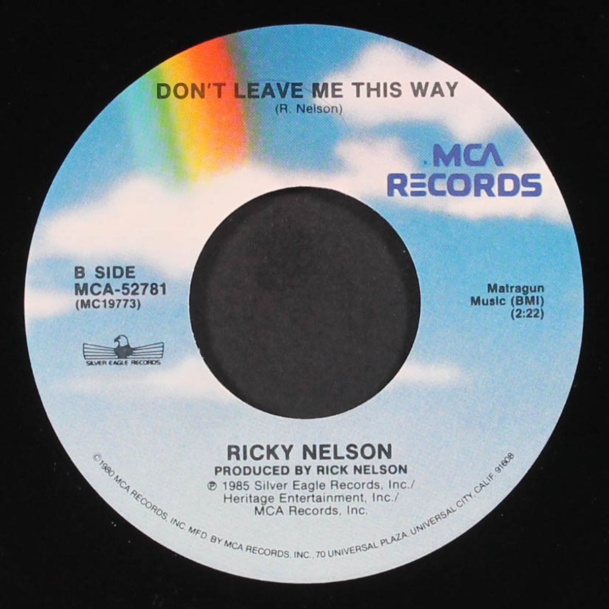 you know what i mean / don't leave me this way by RICKY NELSON