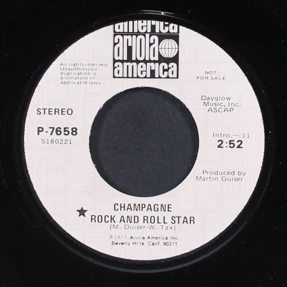 rock & roll star by CHAMPAGNE