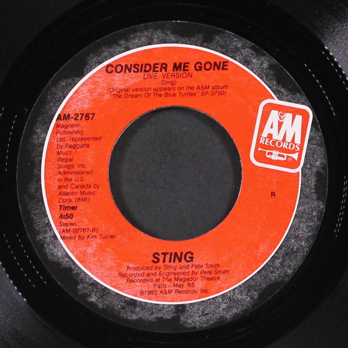 fortress around your heart / consider me gone (live) by STING