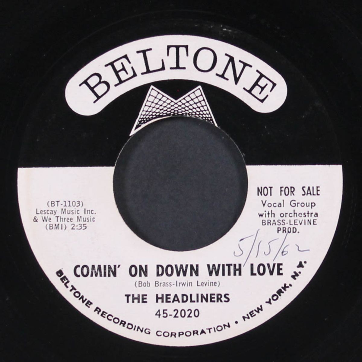 comin' on down with love / b.i. moore by HEADLINERS