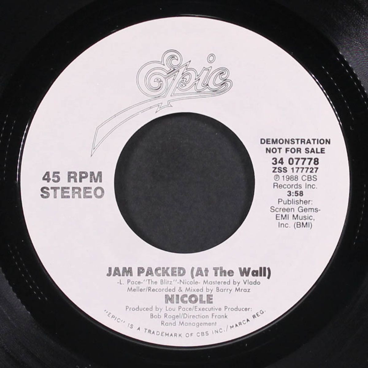 jam packed (at the wall) / same by NICOLE